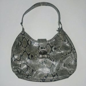 New York & Company Faux Snakeskin Purse